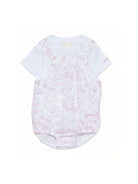 Set t-shirt e tutina per neonata Givenchy Kids rosa con stampa grafica all-over H31267 N54 GIVENCHY KIDS 