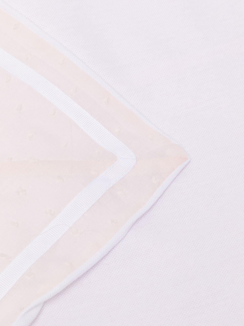 Copertina per neonata La Stupenderia rosa con dettaglio fiocco 2TBCO56 U40 LA STUPENDERIA 