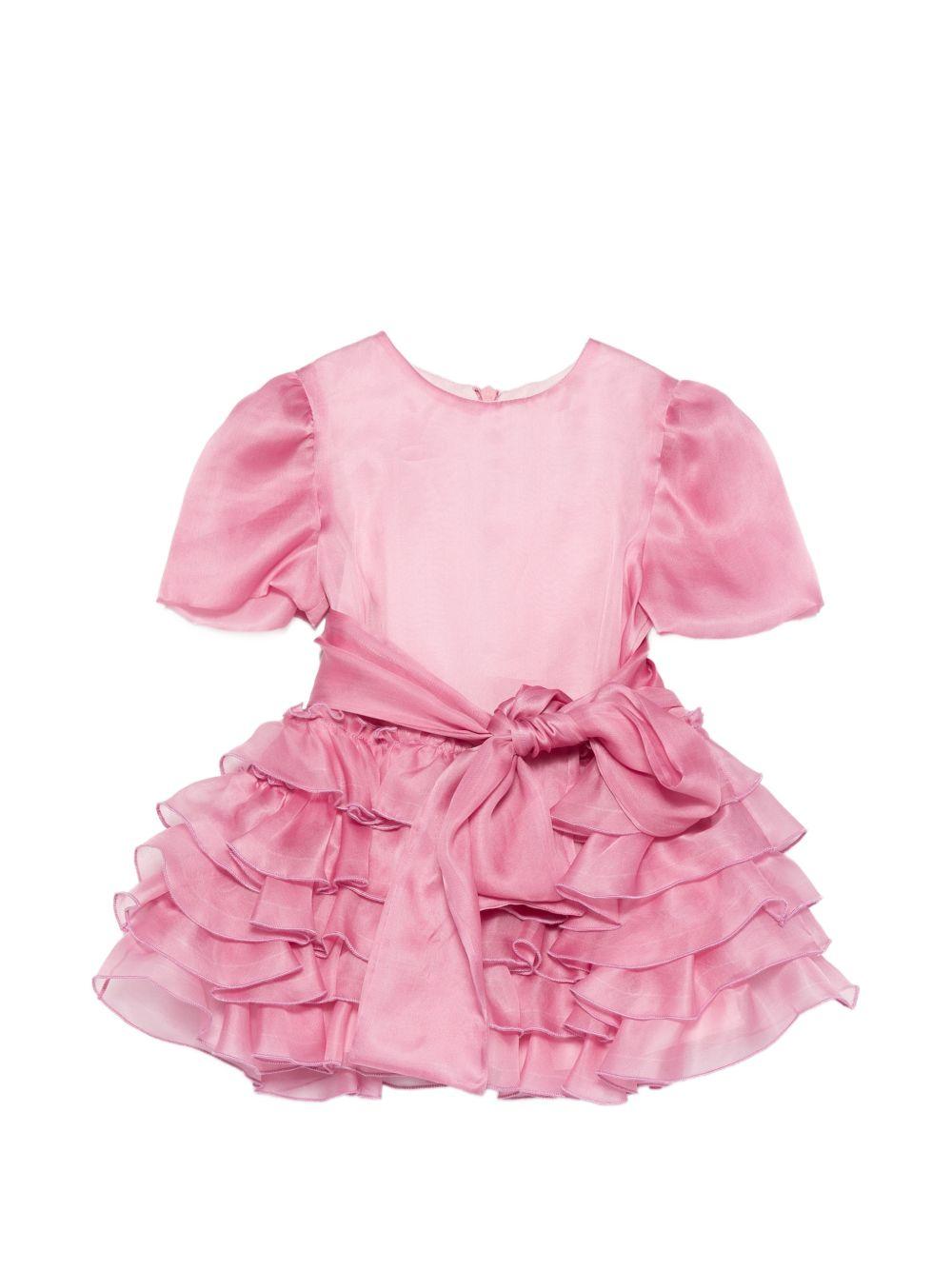 Abito per neonata Alapage rosa con fiocco AL53 ROSA A'LAPAGE KIDS 