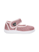 Ballerine per bambina Monnalisa rosa con decorazione glitter 83G005 7714 G090 MONNALISA 