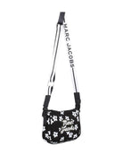 Borsa a tracolla per bambina The Marc Jacob Kids nera con stampa a fiori W60835 09B THE MARC JACOBS KIDS 