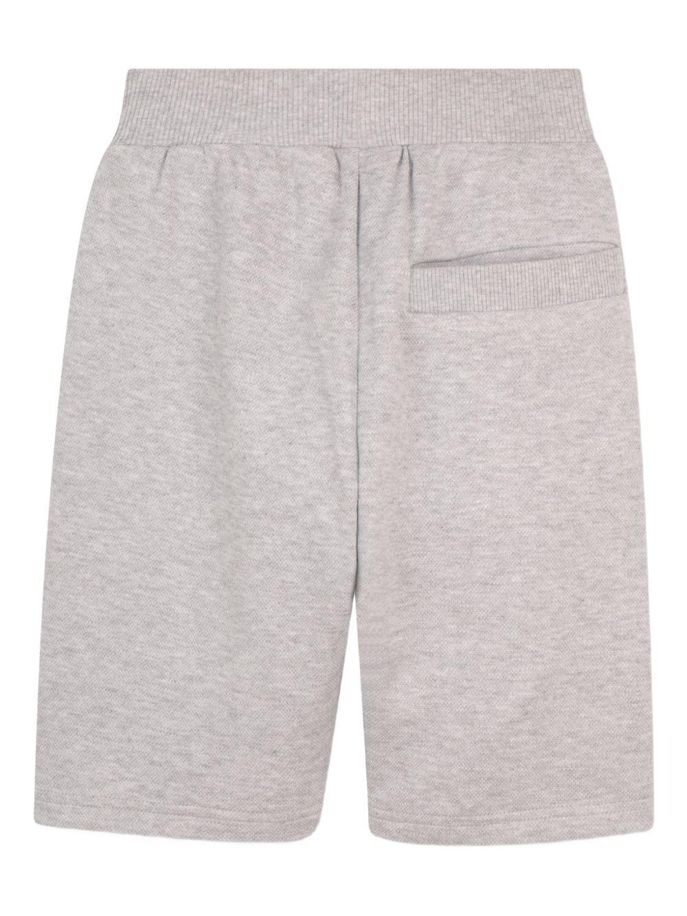 Shorts da bambino Givenchy Kids grigio con stampa logo H31099 A01 GIVENCHY KIDS 