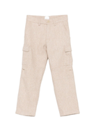 Cargo per bambino Eleventy Kids beige con motivo pied-de-poule EX6P40 I0285 116AV ELEVENTY KIDS 