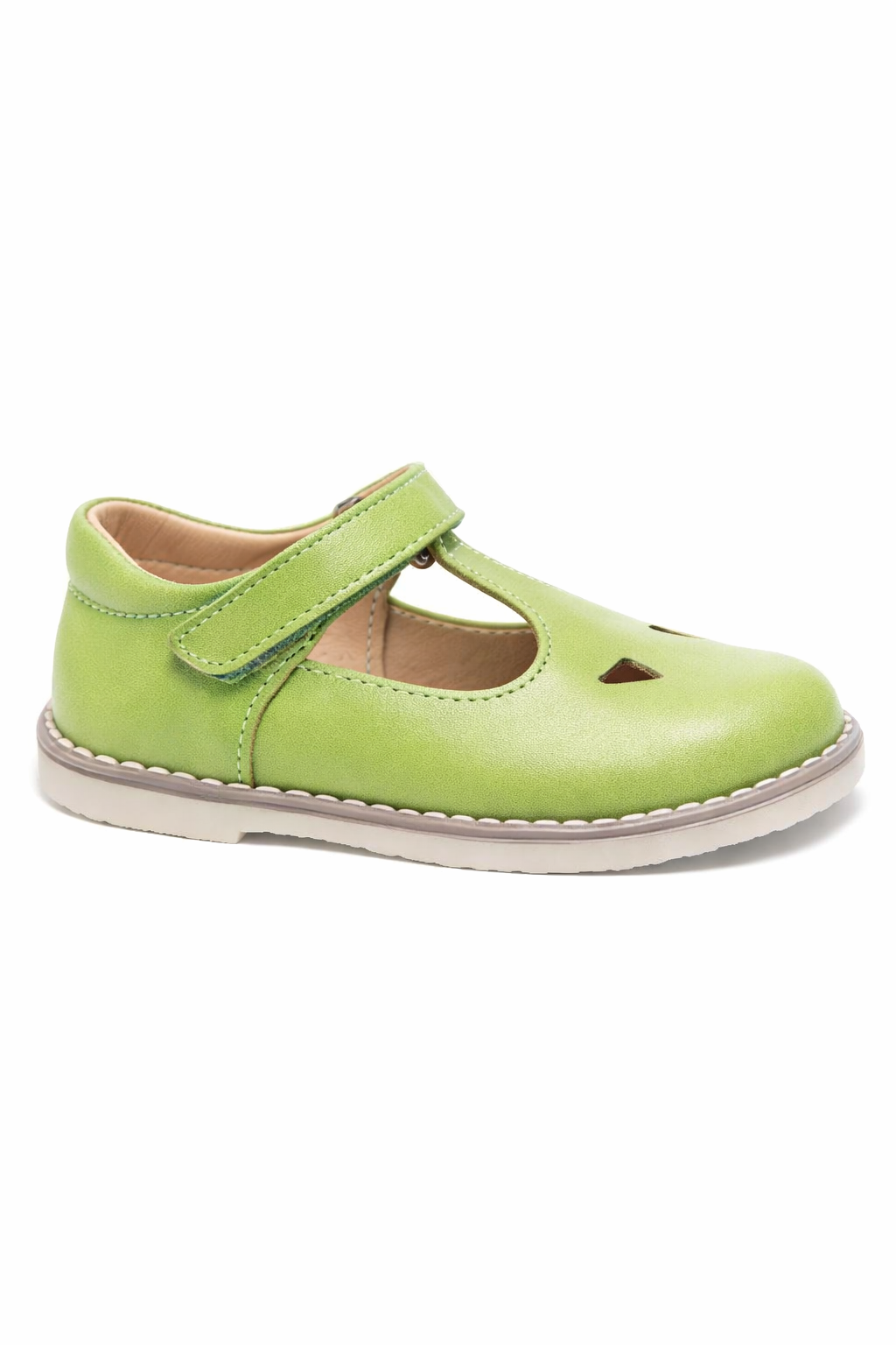 Scarpine per bambino Eli1957 verde con chiusura laterale a strappo 8865AJ YUCCA Eli Kids 