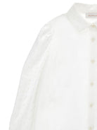 Camicia per bambina Monnalisa Kids bianca con colletto con decorazioni in rilievo 71H301 8190 0001 MONNALISA KIDS 