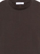 T-shirt per bambino Paolo Pecora Kids marrone scuro a girocollo PP4367 EBANO PAOLO PECORA KIDS 