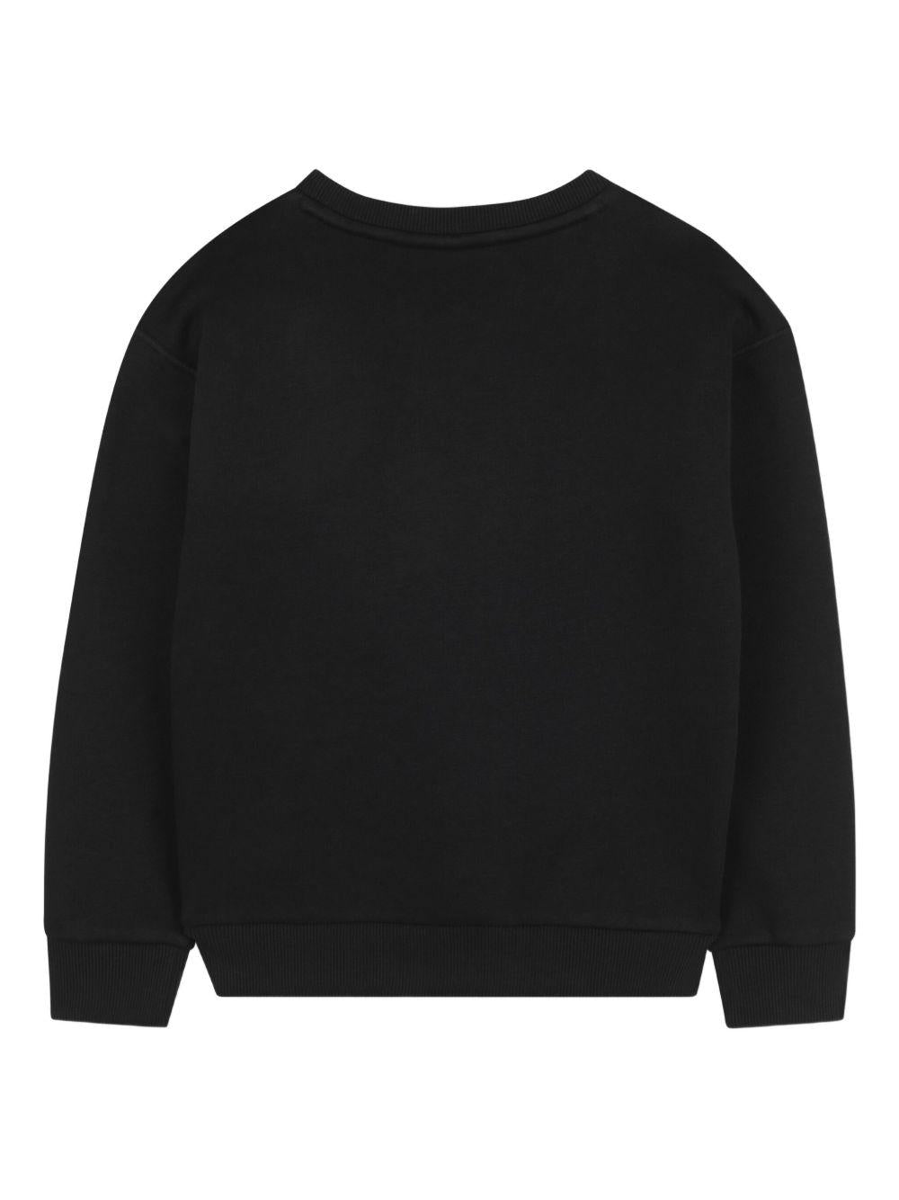 Felpa per bambino Hugo Kids nero con inserti trapuntati G00450 09B Hugo 