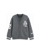 Cardigan per bambino Emporio Armani Kids grigio a maniche lunghe EB001686 AF27314 O8035 EMPORIO ARMANI KIDS 