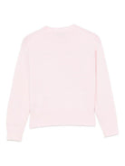Maglione per bambina MC2 Saint Barth Kids rosa con scritta ricamata "Sono alla Frutta" LOUI003 02400I MC2 ST. BARTH KIDS 