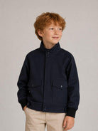 Giacca per bambino Lanvin Kids blu con maniche raglan<BR/> N30445 868 LANVIN KIDS 