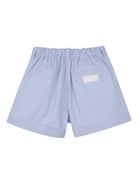 Shorts e camicia per bambina Givenchy Kids azzurro con motivo a righe H31131 V71 GIVENCHY KIDS 