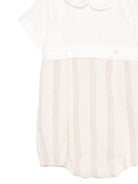 Tutina per neonato Mariella Ferrari beige con colletto Peter Pan PLS17 023 047 MARIELLA FERRARI 