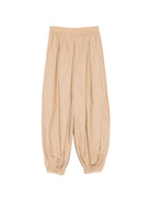 Pantaloni per donna Alysi beige con polsini elasticizzati 116157 P6235 CAMEL ALYSI 