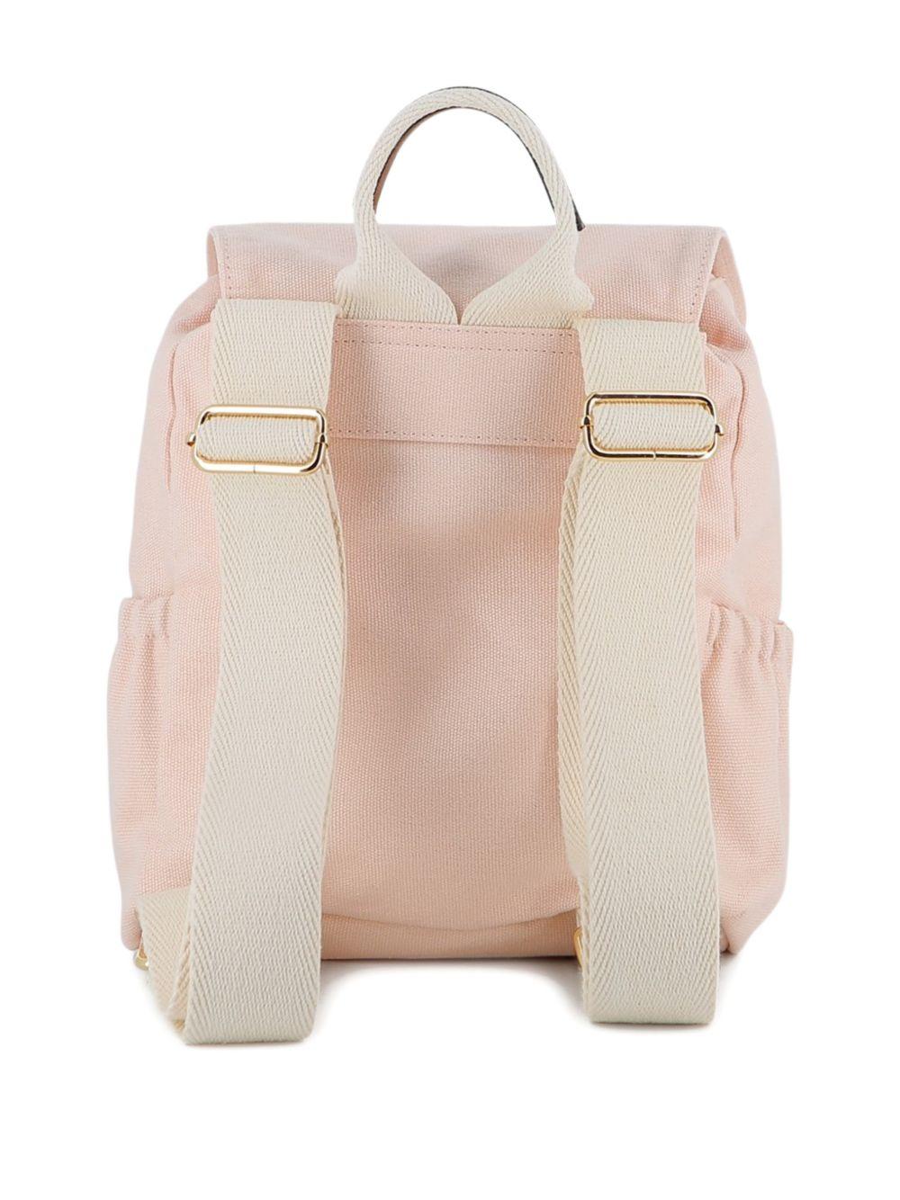 Zaino per bambina Chloé Kids rosa con logo ricamato C21228 46J CHLOE' KIDS 