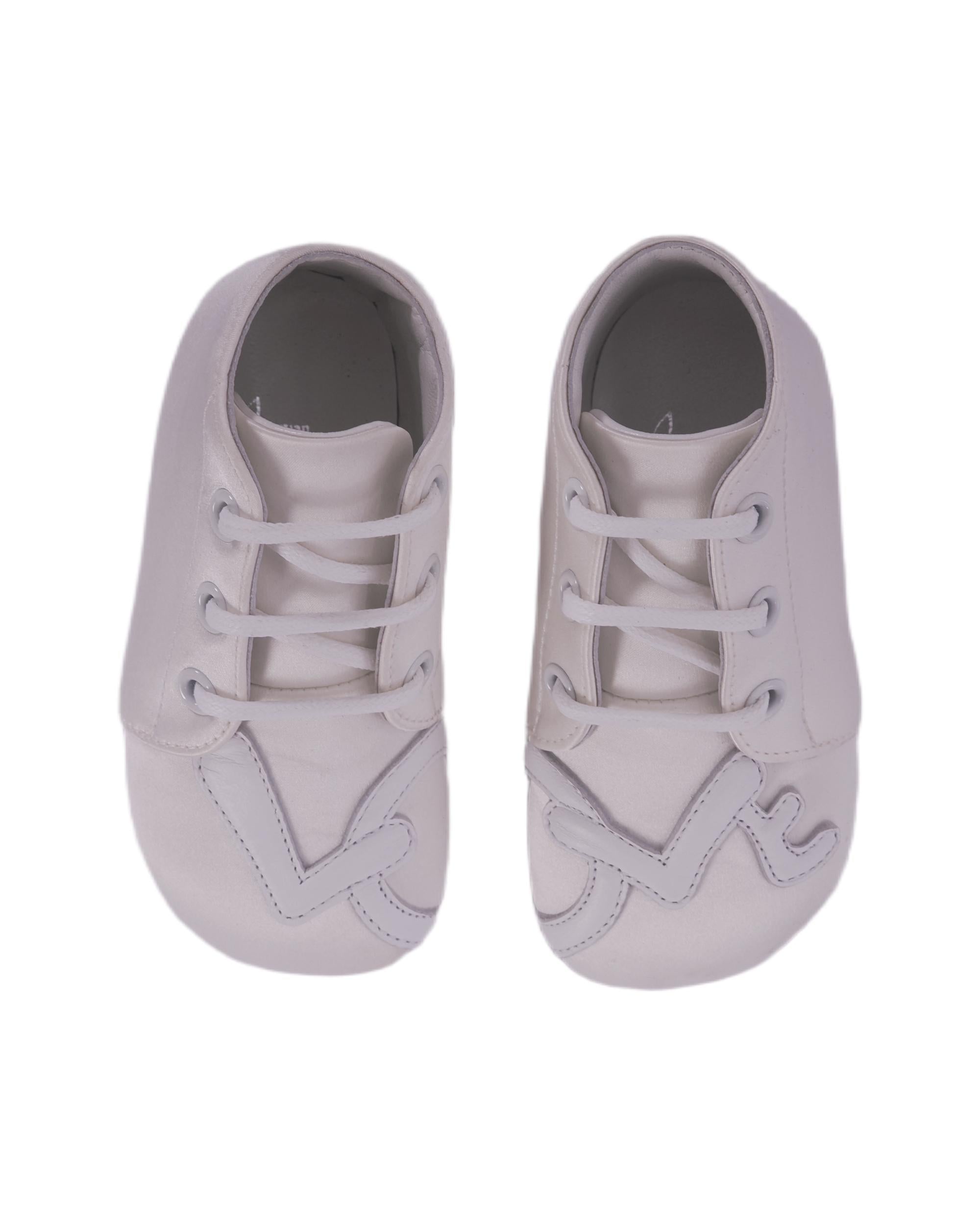Sneakers Baby Love per neonati Christian Louboutin Kids bianche con punta squadrata 3250142 W302 CHRISTIAN LOUBOUTIN KIDS 