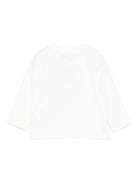 T-shirt per neonati Moschino Kids bianco con stampa grafica MYO00RLAA10 10063 MOSCHINO KIDS 