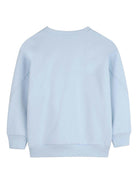 Felpa per bambino Givenchy Kids azzurra con logo sul davanti H31214 77L GIVENCHY KIDS 