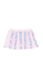 Gonna per neonata Emilio Pucci Junior rosa con dettagli con volant PZ7001 Z3278 51S EMILIO PUCCI KIDS 