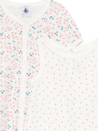 Tutina per neonata Petit Bateau bianca con stampa floreale A0FEQ 00 PETIT BATEAU KIDS 