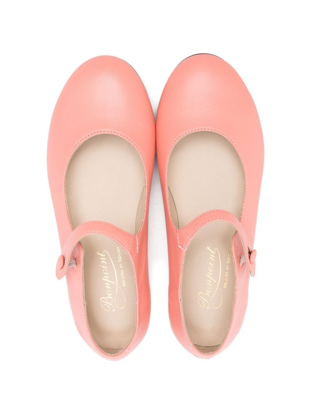 Ballerine per bambina Bonpoint rosa con punta tonda S06GSOL00001 035 BONPOINT KIDS 