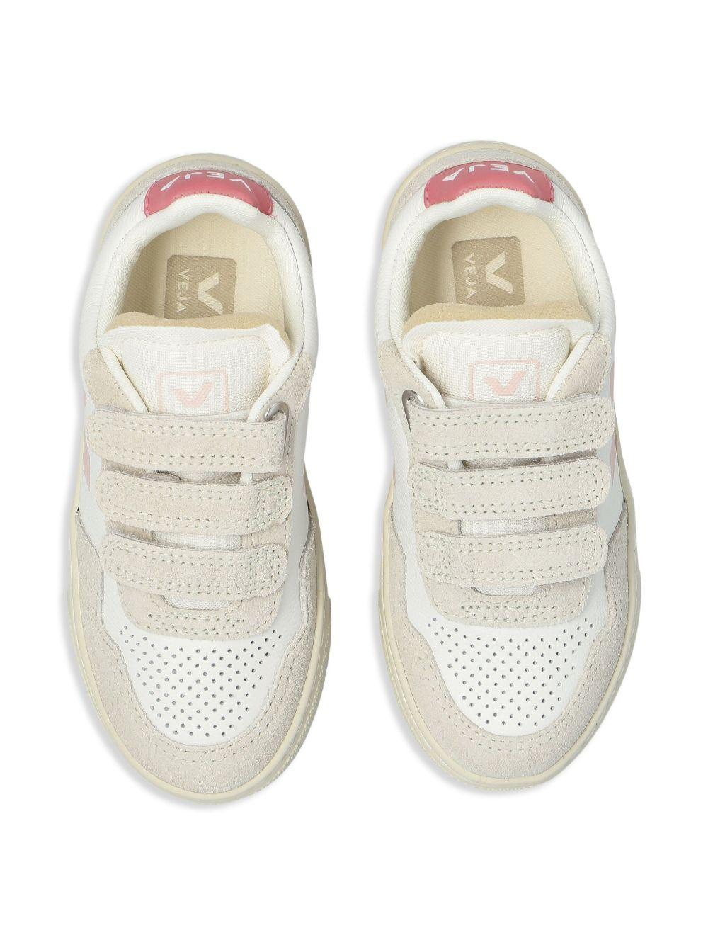 Sneakers per bambini Veja Kids bianche con dettagli a contrasto SX2020636 V-90 EXTRA WHITE PETALE VEJA KIDS 
