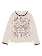 Maglione per bambino Eleventy Kids beige con motivo Paisley EX9P40 W0033 873BD ELEVENTY KIDS 