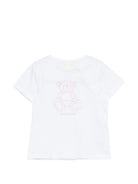Set due t-shirt e pantaloni per neonata Givenchy Kids rosa con ruches H31270 44Z GIVENCHY KIDS 