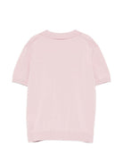 Polo per bambino Paolo Pecora Kids rosa con scollo a V PP4277 PEONIA PAOLO PECORA KIDS 