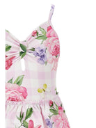 Costume intero per bambina Monnalisa rosa a fiori 19G003 7052 0090 MONNALISA KIDS 