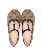 Ballerine per bambina Gucci Kids beige con caratteristica fibbia doppia GG 750605FACYJ 9754 GUCCI KIDS 