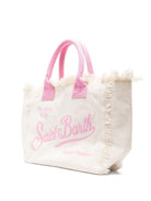 Borsa Vanity MC2 Saint Barth bianca con manici a contrasto VANI001 09476L MC2 ST. BARTH KIDS 