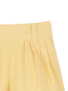 Bermuda per neonata Chloé Kids giallo con pieghe C20911 52A CHLOE' KIDS 