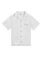 Camicia per bambino Dolce & Gabbana Kids bianco con ricamo L44S24 FU4LH W0800 DOLCE & GABBANA KIDS 