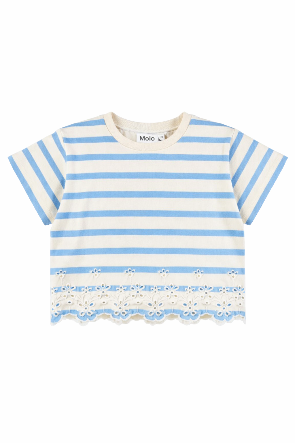 T-shirt Rosita per bambina Molo multicolore con design a righe 2S26A223 9494 MOLO KIDS 