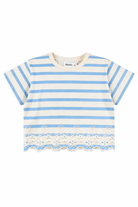 T-shirt Rosita per bambina Molo multicolore con design a righe 2S26A223 9494 MOLO KIDS 