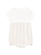 Tutina per neonato Mariella Ferrari beige con colletto Peter Pan PLS17 023 047 MARIELLA FERRARI 