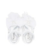 Sandali per bambina Monnalisa bianco con dettaglio fiocco 83E007 5721 0001 MONNALISA KIDS 