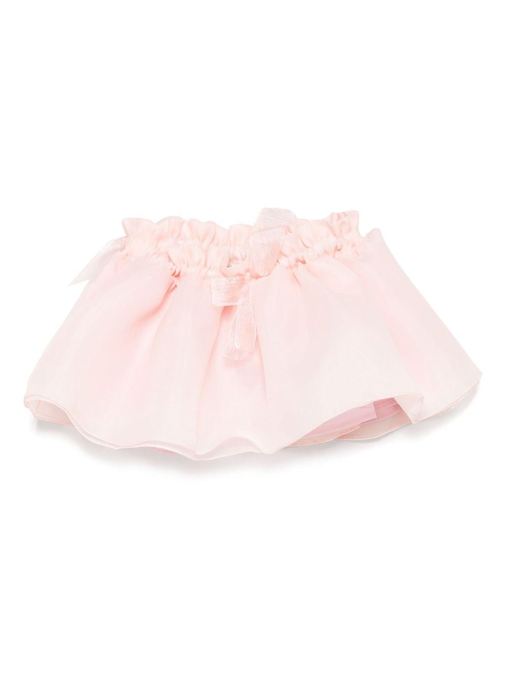 Gonna per neonata A'lapage rosa in organza AL38 ROSA A'LAPAGE 