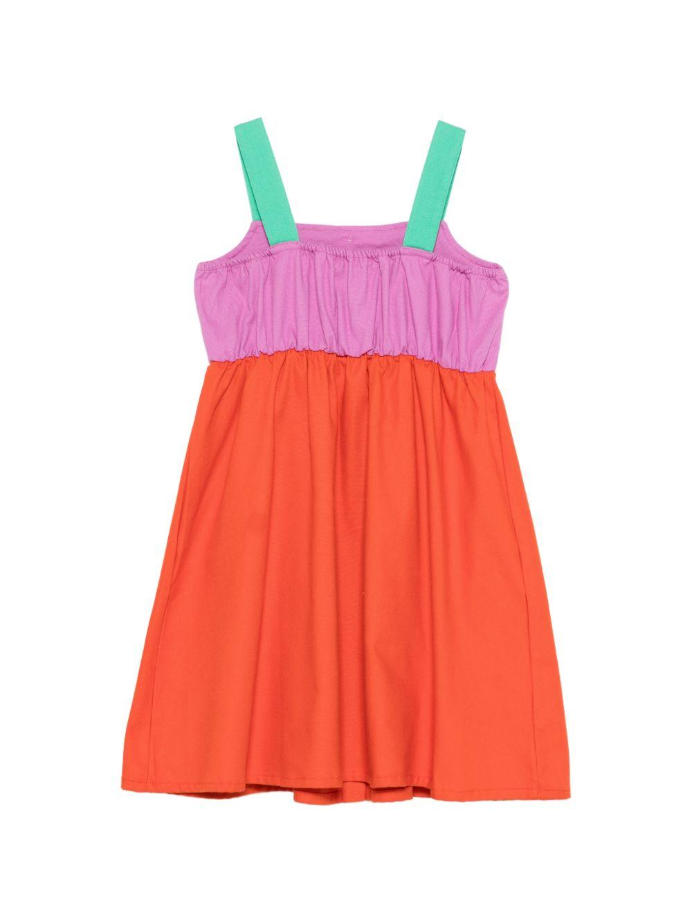 Abito per bambina Bobo Choses multicolore con gonna svasata B126AC108 991 BOBO CHOSES KIDS 