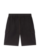 Shorts Cargo per bambino Bonpoint neri con tasche laterali con patta S06BBEW00015 099A BONPOINT KIDS 