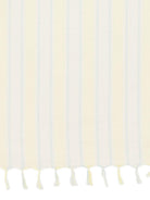 Telo mare MC2 Saint Barth beige e giallo con motivo a righe FOUL002 02600L MC2 ST. BARTH KIDS 