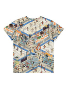 T-shirt Ralphie per bambino Molo multicolore con stampa all-over 1S26A210 9593 MOLO KIDS 