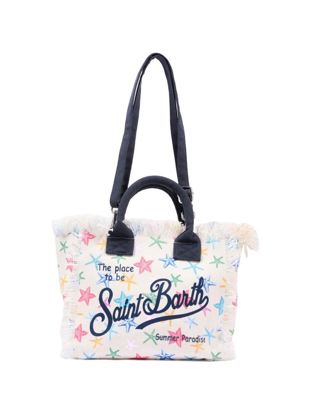 Borsa Colette MC2 Saint Barth bianca con stampa stelle marine COL0001 00578L MC2 ST. BARTH KIDS 