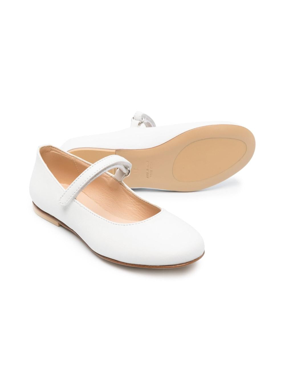 Ballerine per bambina Andrea Montelpare bianco in pelle MT11629 VAR1 MONTELPARE TRADITION KIDS 