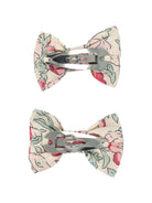 Fermaglio per capelli per bambina Bonpoint multicolore con stampa floreale S06GHAW00011 528 BONPOINT KIDS 