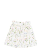 Gonna Bev per bambina Molo beige con stampa a fiori 2S26D104 9541 MOLO KIDS 