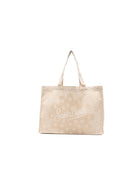 Borsa tote Essential Bag N MC2 Saint Barth beige con stampa paisley e logo stampato EBAGN006 09193L MC2 ST. BARTH KIDS 
