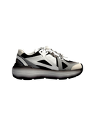Sneakers per bambini Dolce & Gabbana Kids bianco e nero con dettaglio logo sulla suola DA5290 AX260 8V023 DOLCE & GABBANA KIDS 