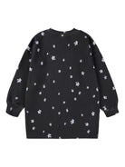 Felpa per bambina Molo nera con grafica unicorno 2W25E233 9693 MOLO 
