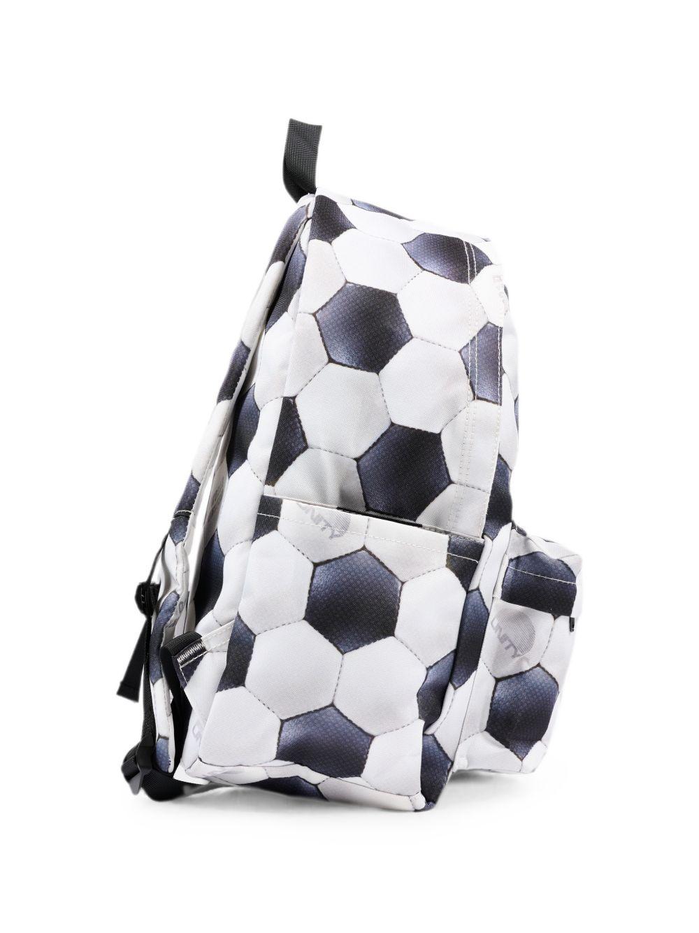 Zaino per bambino Molo Kids bianco e nero con stampa grafica pallone da calcio all-over 7W26V203 6253 MOLO KIDS 